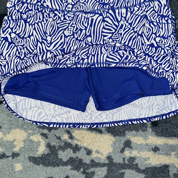 NWT MARYANA LILLY PULITZER LUXLETIC SKORT XL MARTINIQUE BLUE - Picture 2 of 8